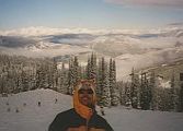 Me overlooking the slopes of Blackcombe